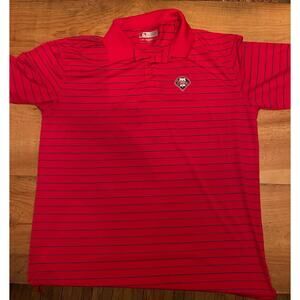 Philadelphia Phillies MLB XL Genuine Merchandise Red Baseball Team Polo Short Sl